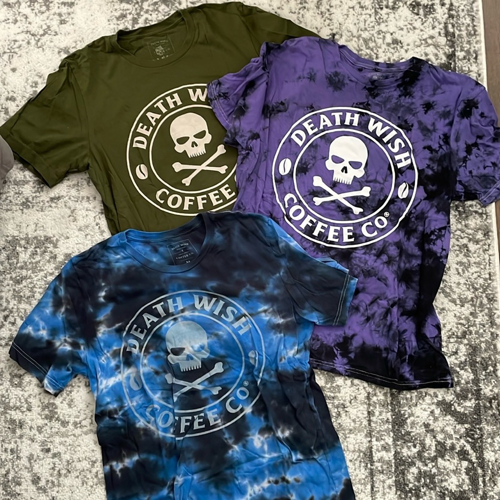 BUNDLE! Death Wish Coffee Co logo tshirts